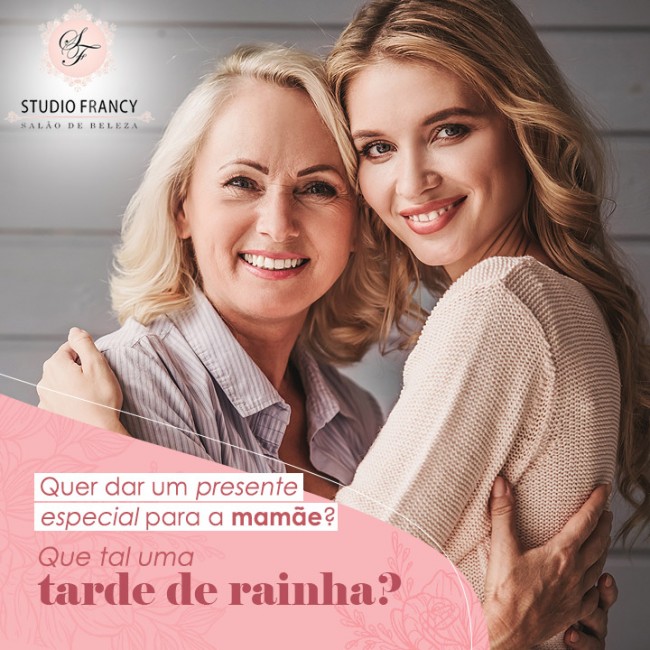 Quer dar um presente especial para a mamãe? Que tal uma tarde de rainha?