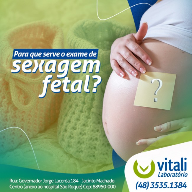 Para que serve o exame de sexagem fetal?