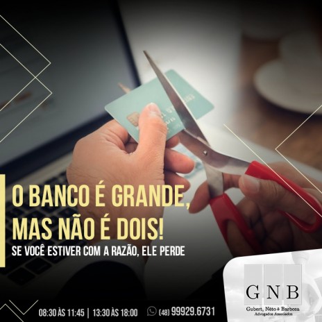 O banco é grande, mas não é dois! Se você estiver com a razão, ele perde