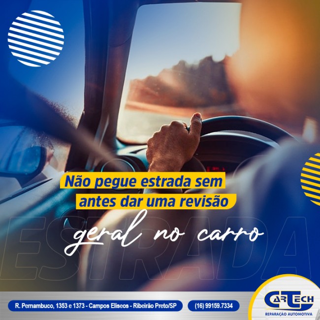 Não pegue estrada sem antes dar uma revisão geral no carro