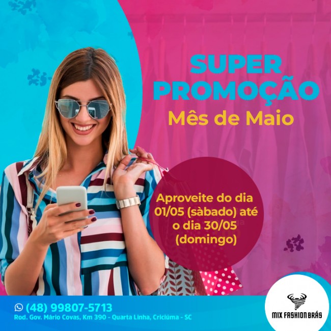 Super Promoção mês de maio