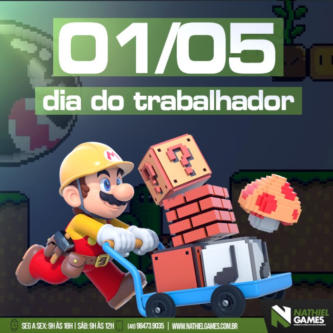 01/05 DIA DO TRABALHADOR