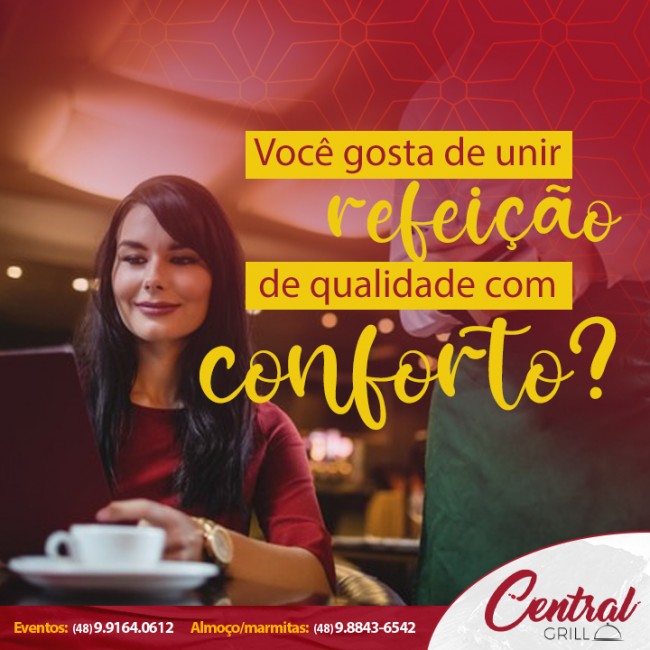 Você gosta de unir refeição de qualidade com conforto?