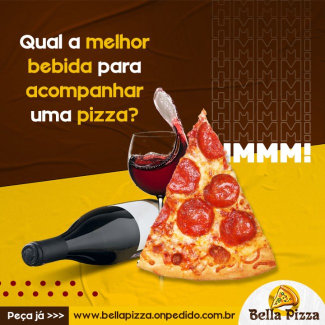 Qual a melhor bebida para acompanhar uma pizza?