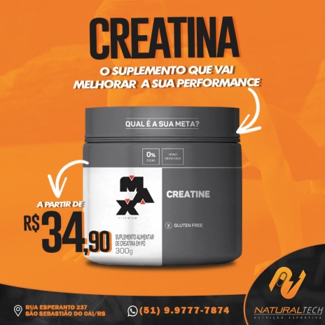 Creatina O suplemento que vai melhorar a sua performance A partir de 34,90