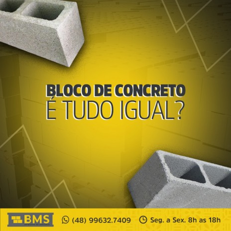 Bloco de concreto é tudo igual?