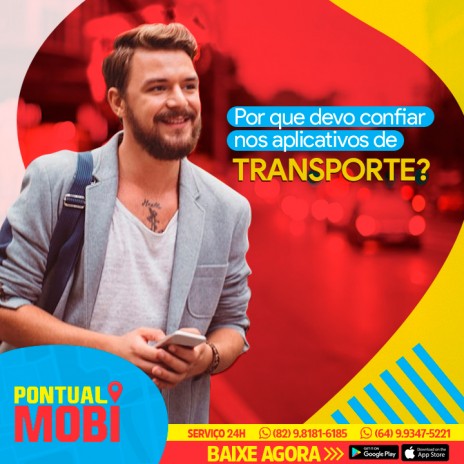 Por que devo confiar nos aplicativos de transporte?