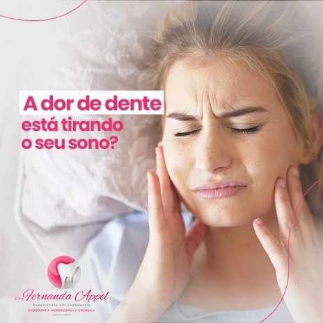 A dor de dente está tirando o seu sono?