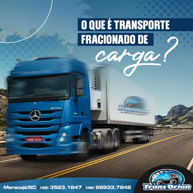 O que é transporte fracionado de carga?