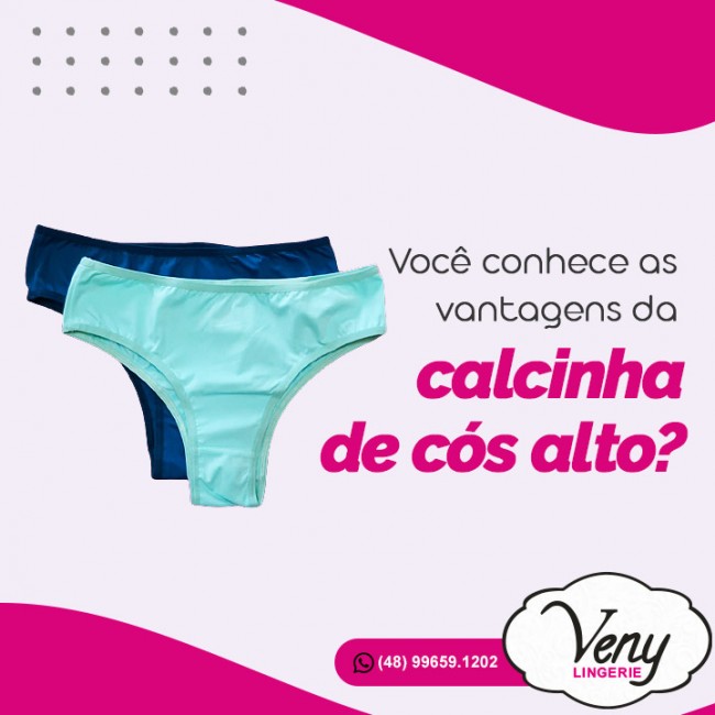 Você conhece as vantagens da calcinha de cós alto?