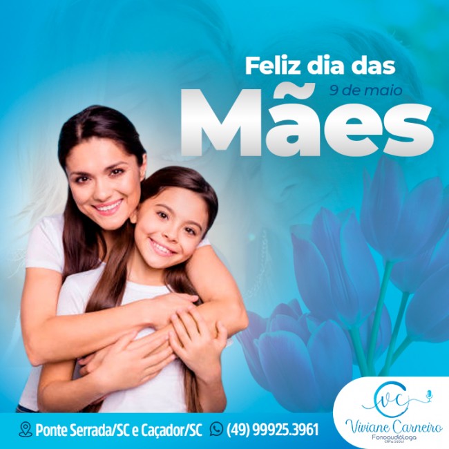 Feliz dia das Mães