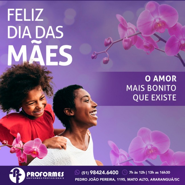 Feliz dia das Mães