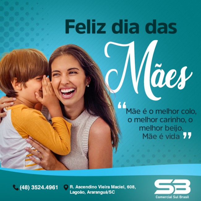 Feliz dia das Mães