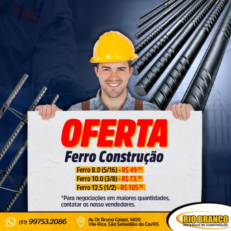 OFERTA Ferro Construção