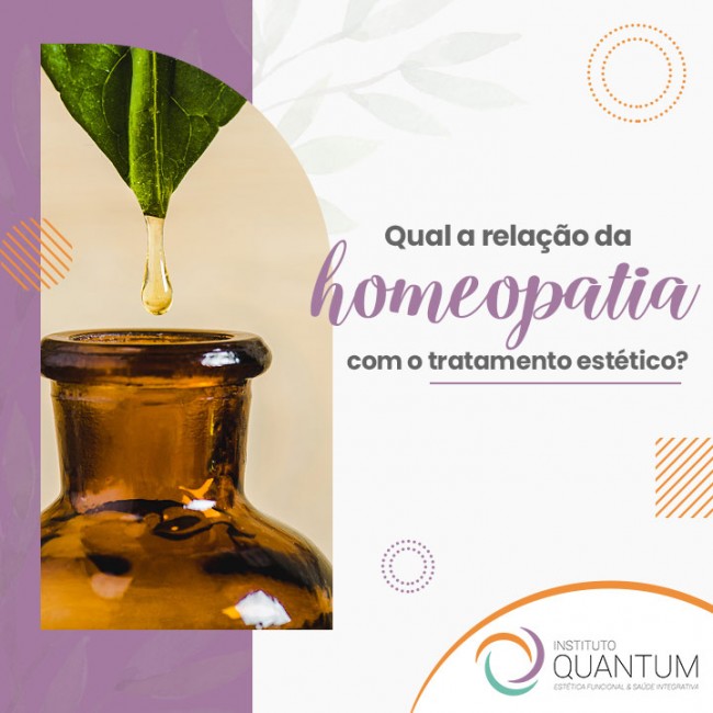 Qual a relação da homeopatia com o tratamento estético?