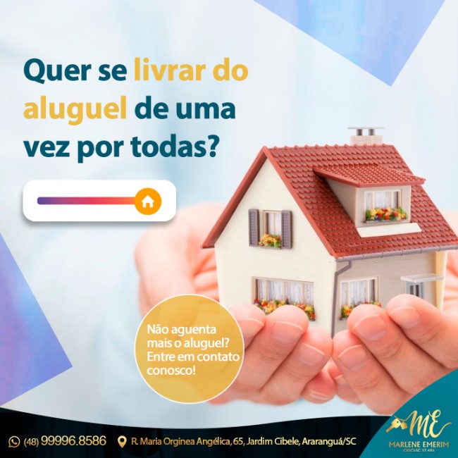 Quer se livrar do aluguel de uma vez por todas?