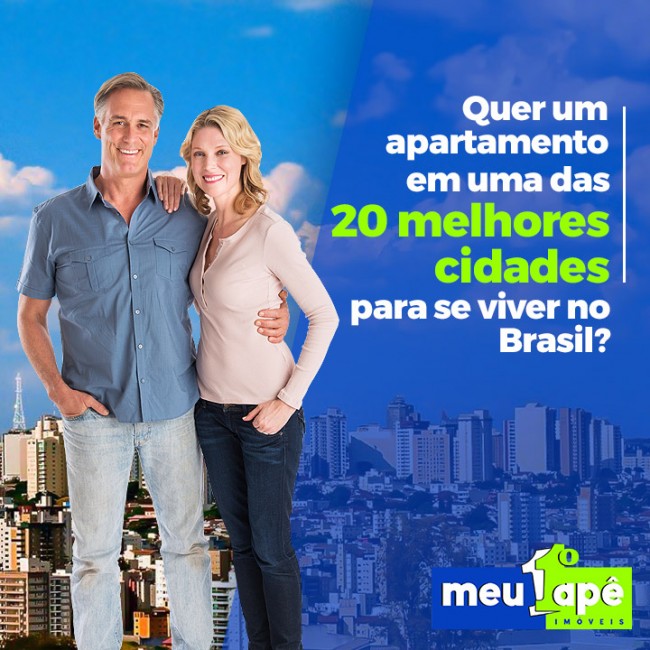 Quer um apartamento em uma das vinte melhores cidades para se viver no Brasil?