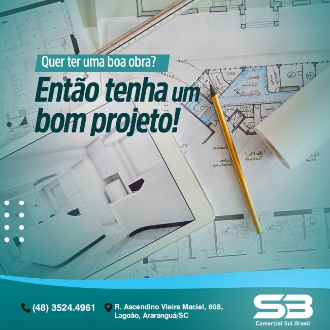 Quer ter uma boa obra? Então tenha um bom projeto