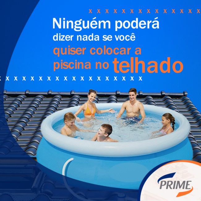 Ninguém poderá dizer nada se você quiser colocar a piscina no telhado