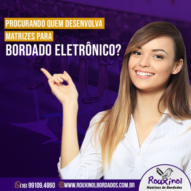 Procurando quem desenvolva matrizes para bordado eletrônico em Igarapava?