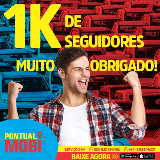 Agradecendo os 1000 seguidores