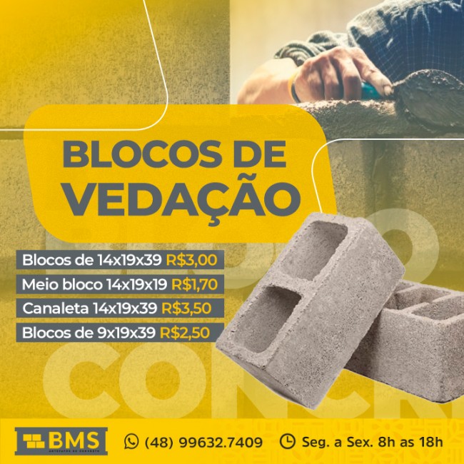 Blocos de Vedação