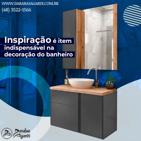 Inspiração é item indispensável na decoração do banheiro