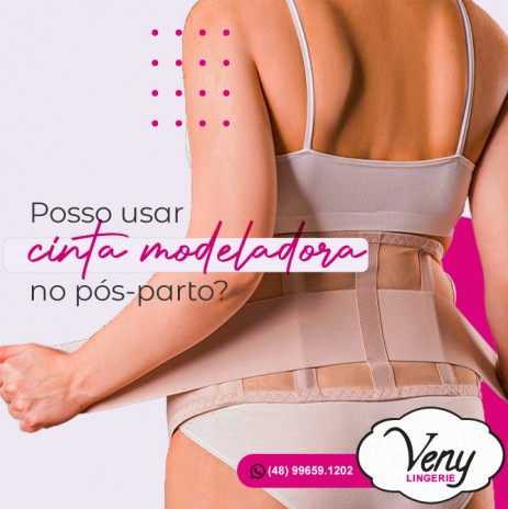 Posso usar cinta modeladora no pós-parto?