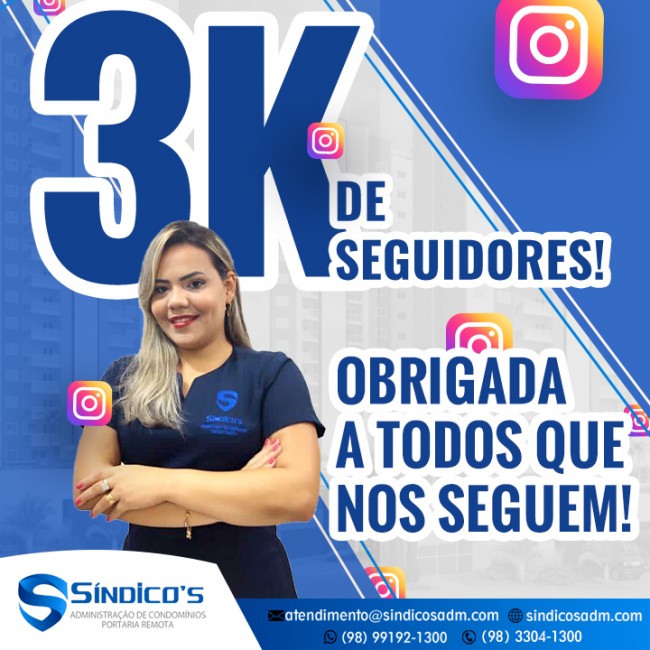 Agradecer os 3k de seguidores