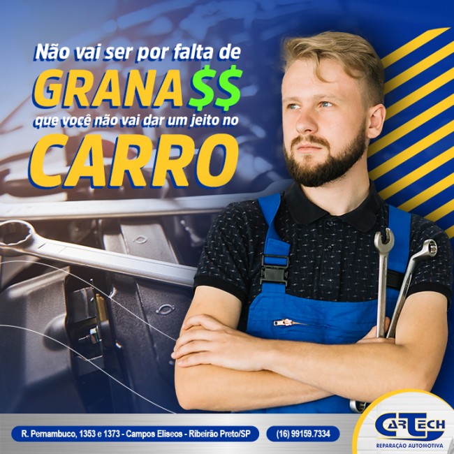 Não vai ser por falta de grana que você não vai dar um jeito no carro