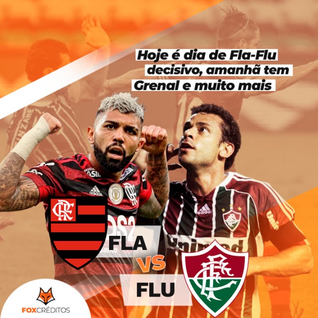 Hoje é dia de Fla-Flu decisivo, amanhã tem Grenal e muito mais