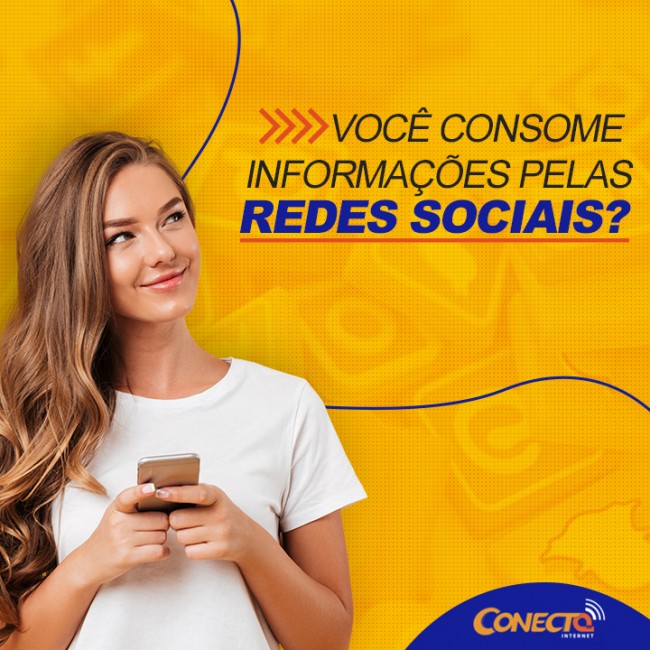 Você consome informações pelas redes sociais?