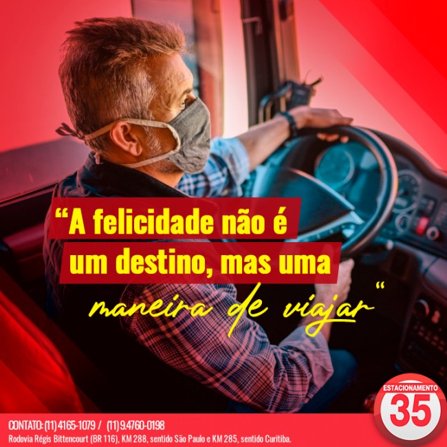 “A felicidade não é um destino, mas uma maneira de viajar”