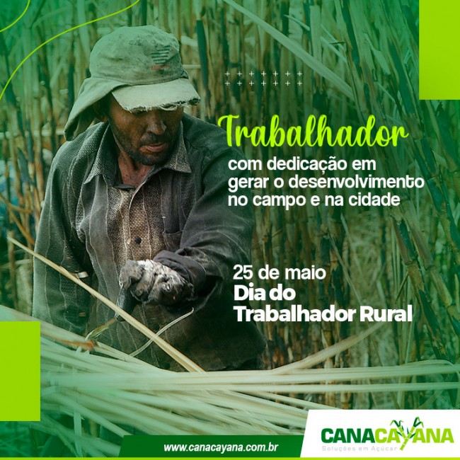 25 de maio Dia do Trabalhador Rural