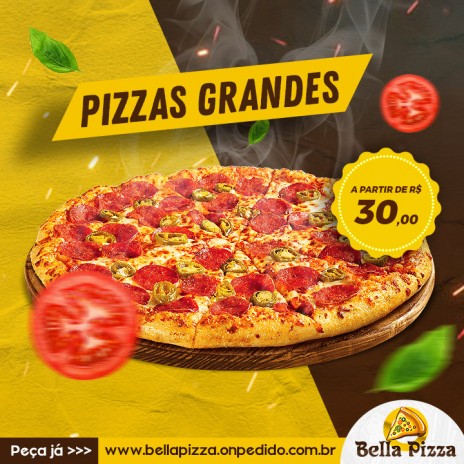 Pizzas Grandes A partir de R$ 30,00