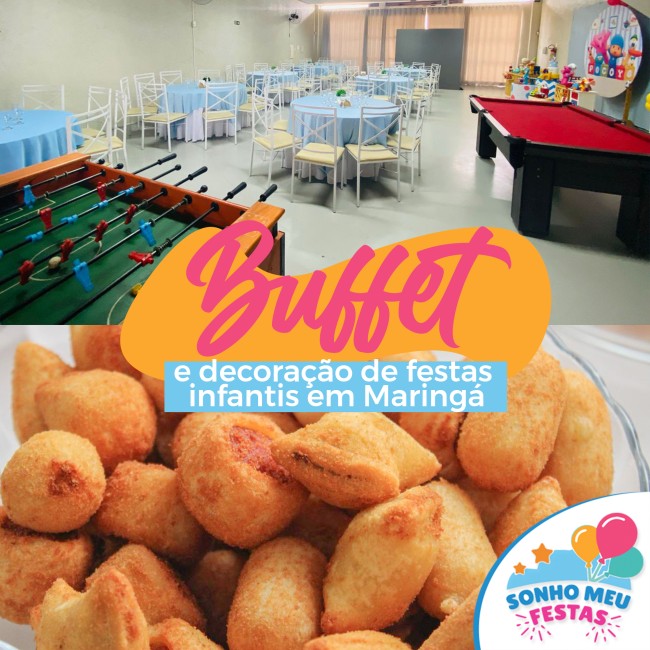 Buffet e decoração de festas infantis em Maringá