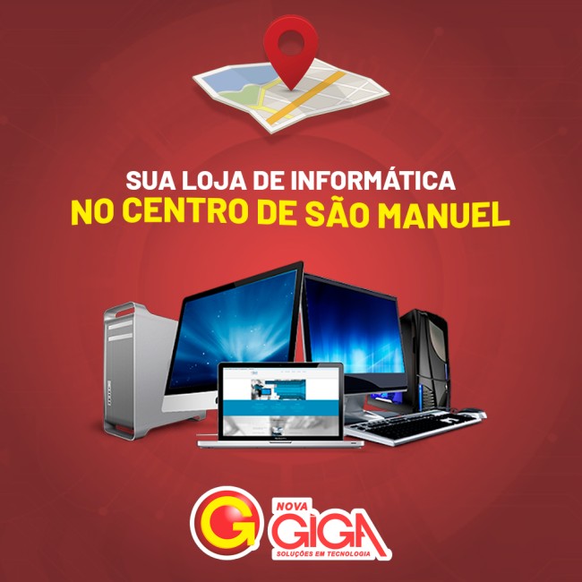 Sua loja de informática no centro de São Manuel