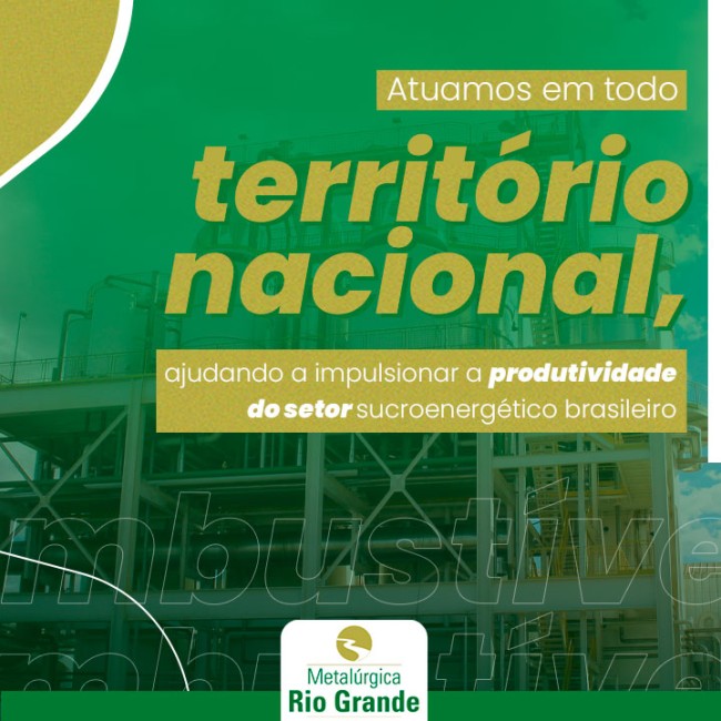 Atuamos em todo o território nacional, ajudando a impulsionar a produtividade do setor sucroenergético brasileiro