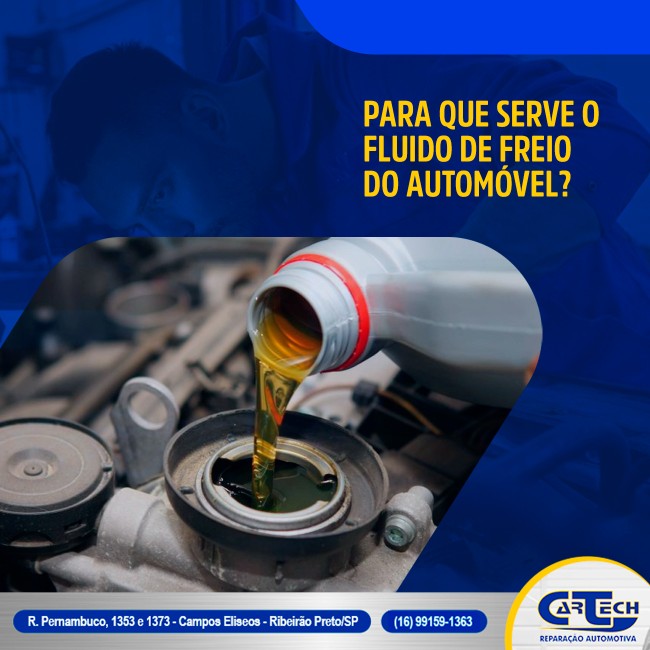 Para que serve o fluido de freio do automóvel?