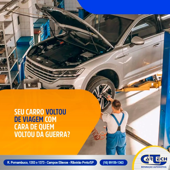 Seu carro voltou de viagem com cara de quem voltou da guerra?