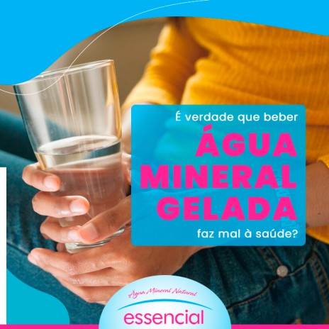 É verdade que beber água mineral gelada faz mal à saúde?