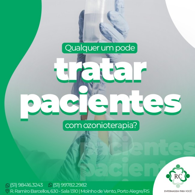 Qualquer um pode tratar pacientes com ozonioterapia?