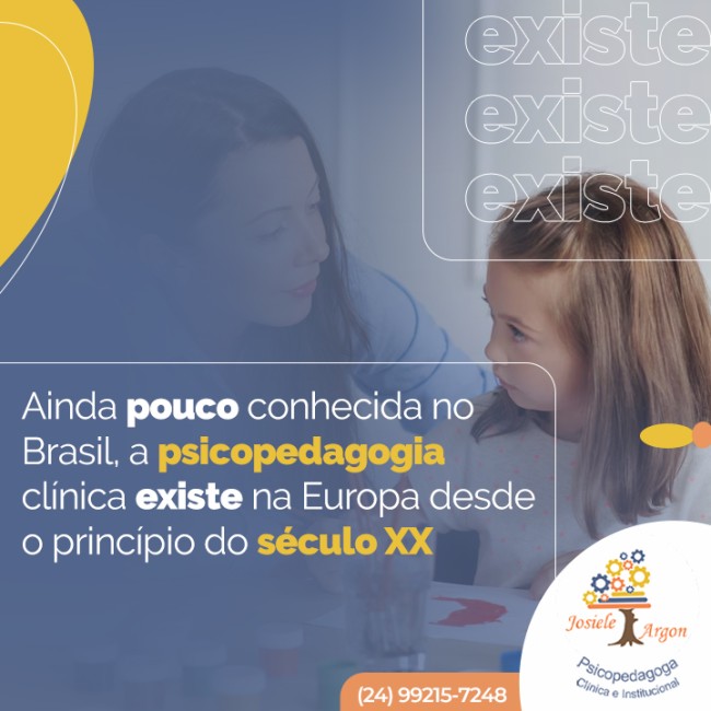 Ainda pouco conhecida no Brasil, a psicopedagogia clínica existe na Europa desde o princípio do século XX