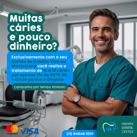 Muitas cáries e pouco dinheiro?