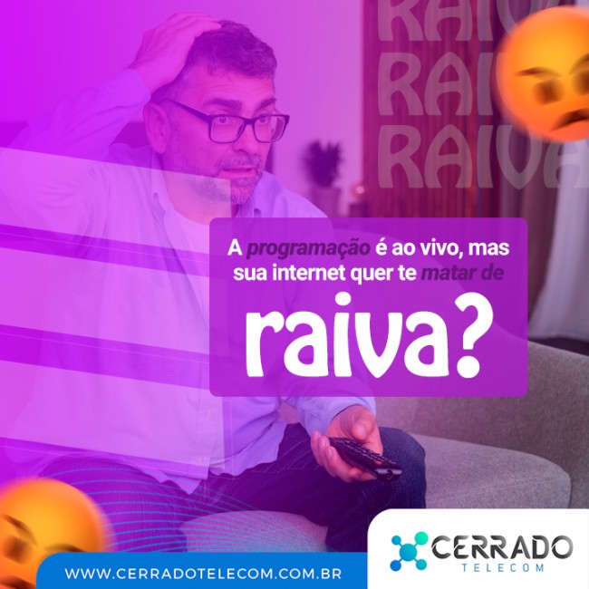 A programação é ao vivo, mas sua internet quer te matar de raiva?