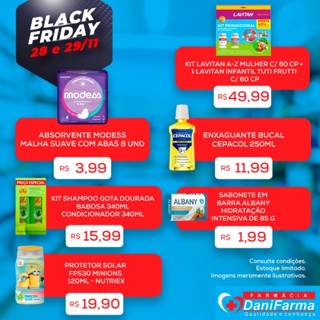 Black Friday DaniFarma chegou
