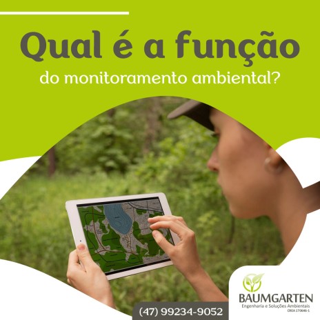 Qual é a função do monitoramento ambiental?