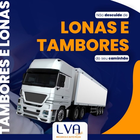 Não descuide de lonas e tambores do seu caminhão