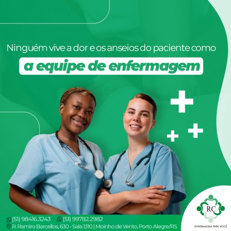 Ninguém vive a dor e os anseios do paciente como a equipe de enfermagem
