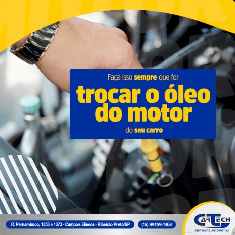 Faça isso sempre que for trocar o óleo do motor do seu carro